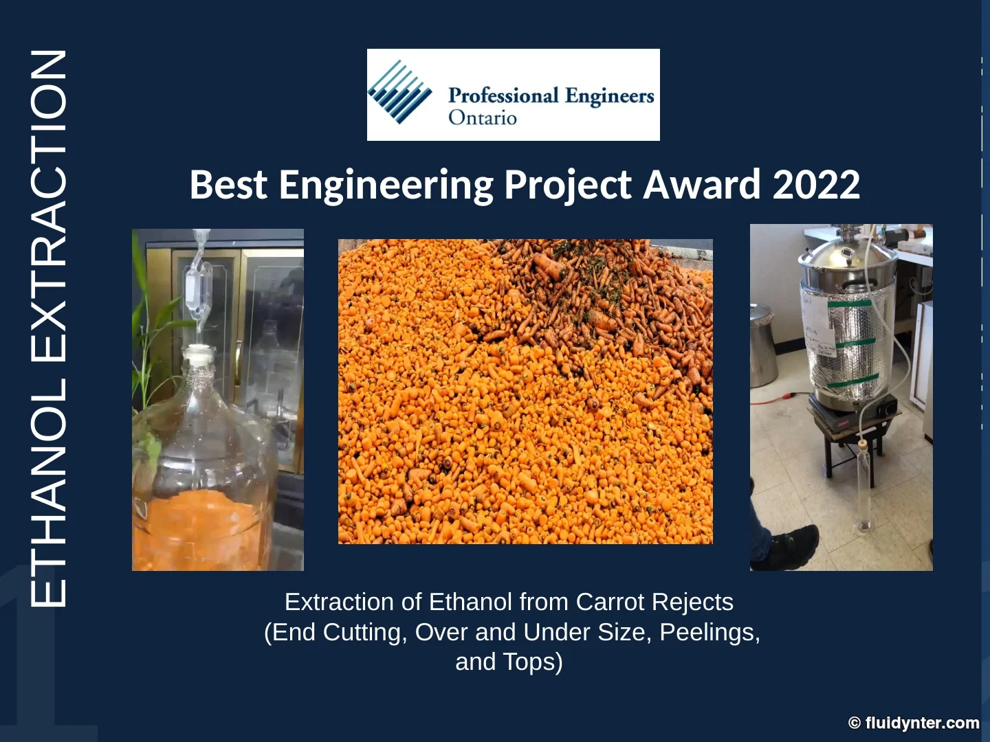 Ethanol Extraction from Root Crops